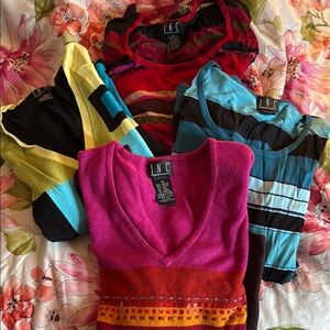 INC Colorful Knit Sweaters
